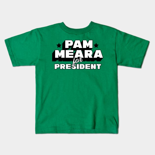 Pam for Pres Tee Kids T-Shirt by lbergerdesign